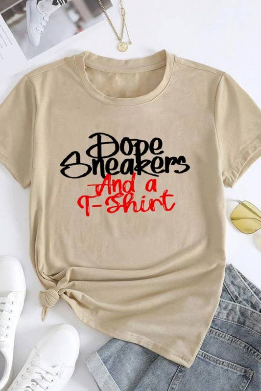 dope sneaker tees