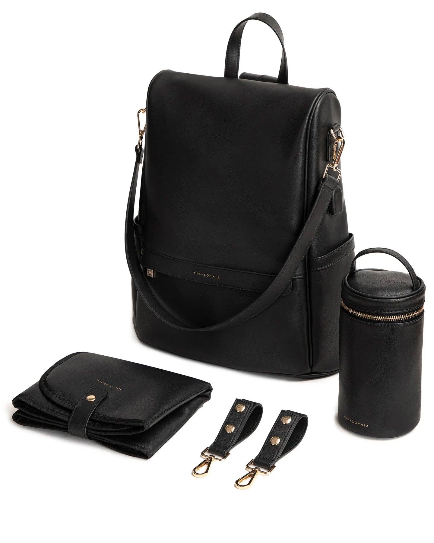 Mia + Sophia - Wholesale Diaper Bag - Baby - Mia Diaper Bag Stroller Straps Bottle Holder Changing Pad26