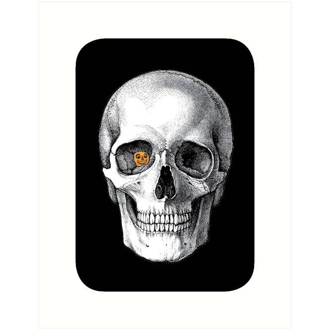 Lucca Paperworks - Wholesale Halloween Card - Skull | Halloween Greeting Card