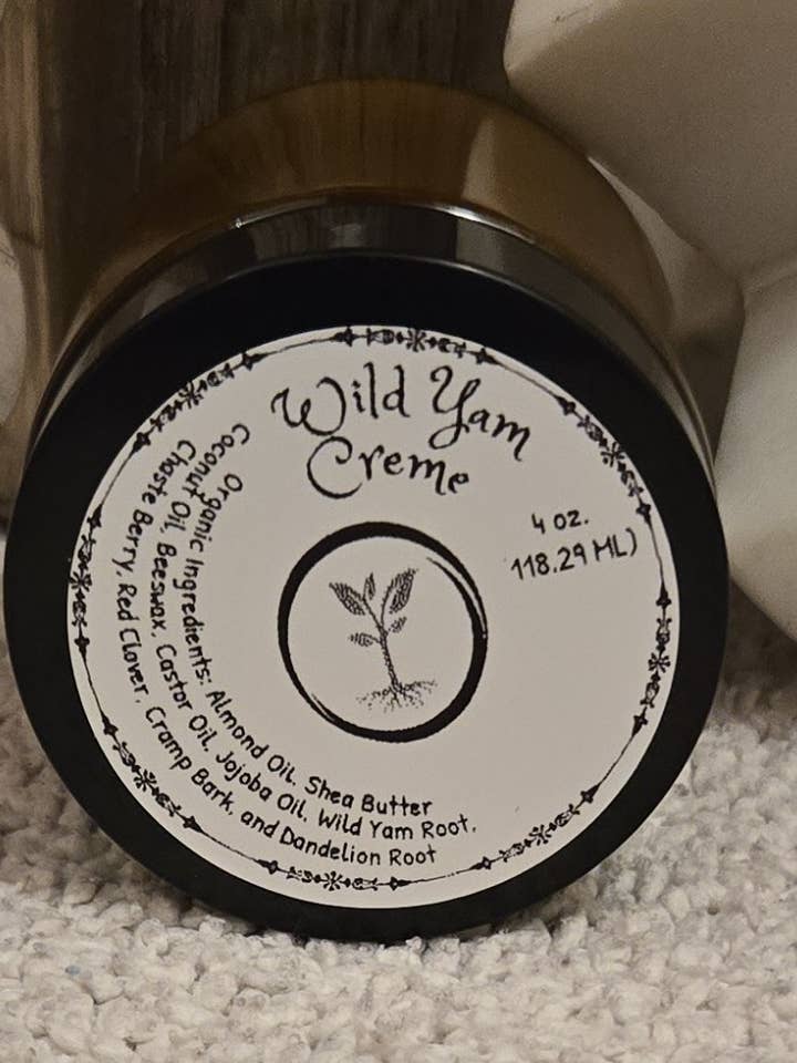 Wild Yam Creme for wholesale by Radiant Roots Herbs and Wellness