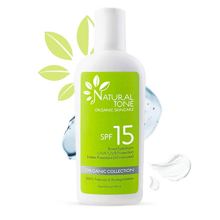 SPF 15 Natural Sunscreen for wholesale by Natural Tone Organic Skincare