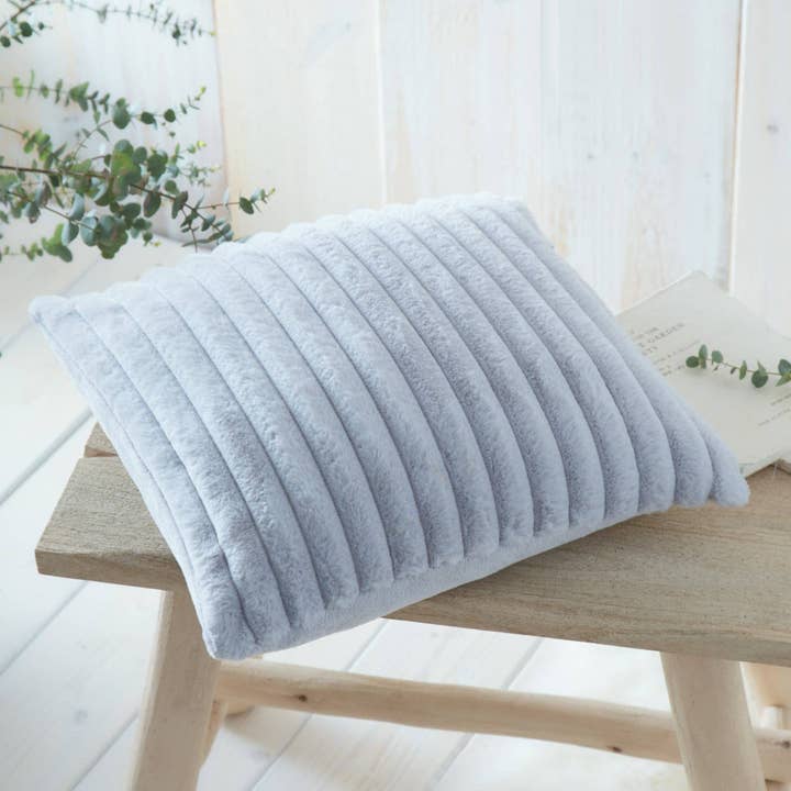 Morritz Cushion by Appletree Hygge in Grey 43 x 43cm for wholesale by UW Home