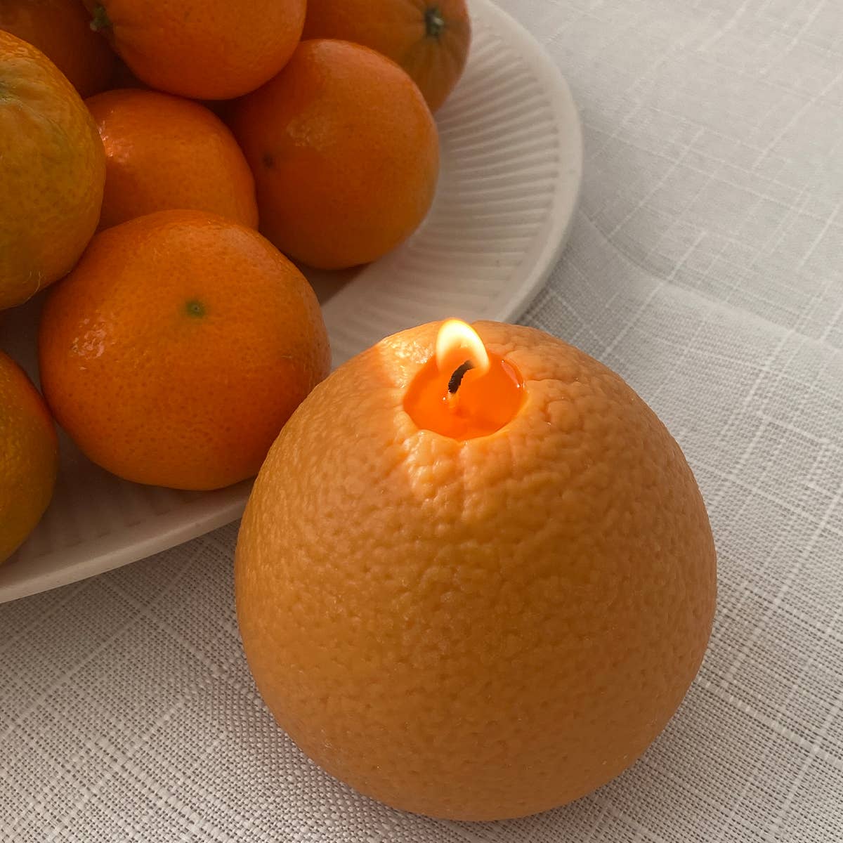 Large Orange Candle for wholesale on Faire3