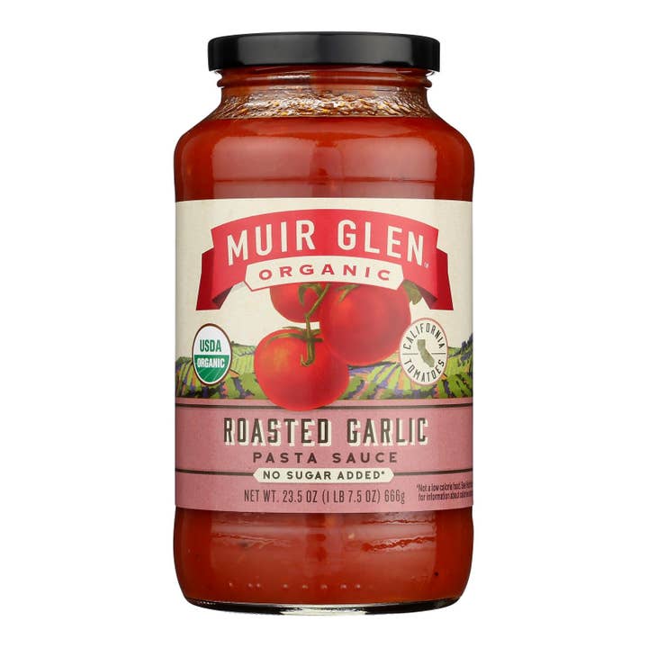 Ware Spark - Wholesale Pasta Sauce - Muir Glen - Pasta Sauce Organic Roasted Garlic - Case Of 12-23.5 Fluid Ounces