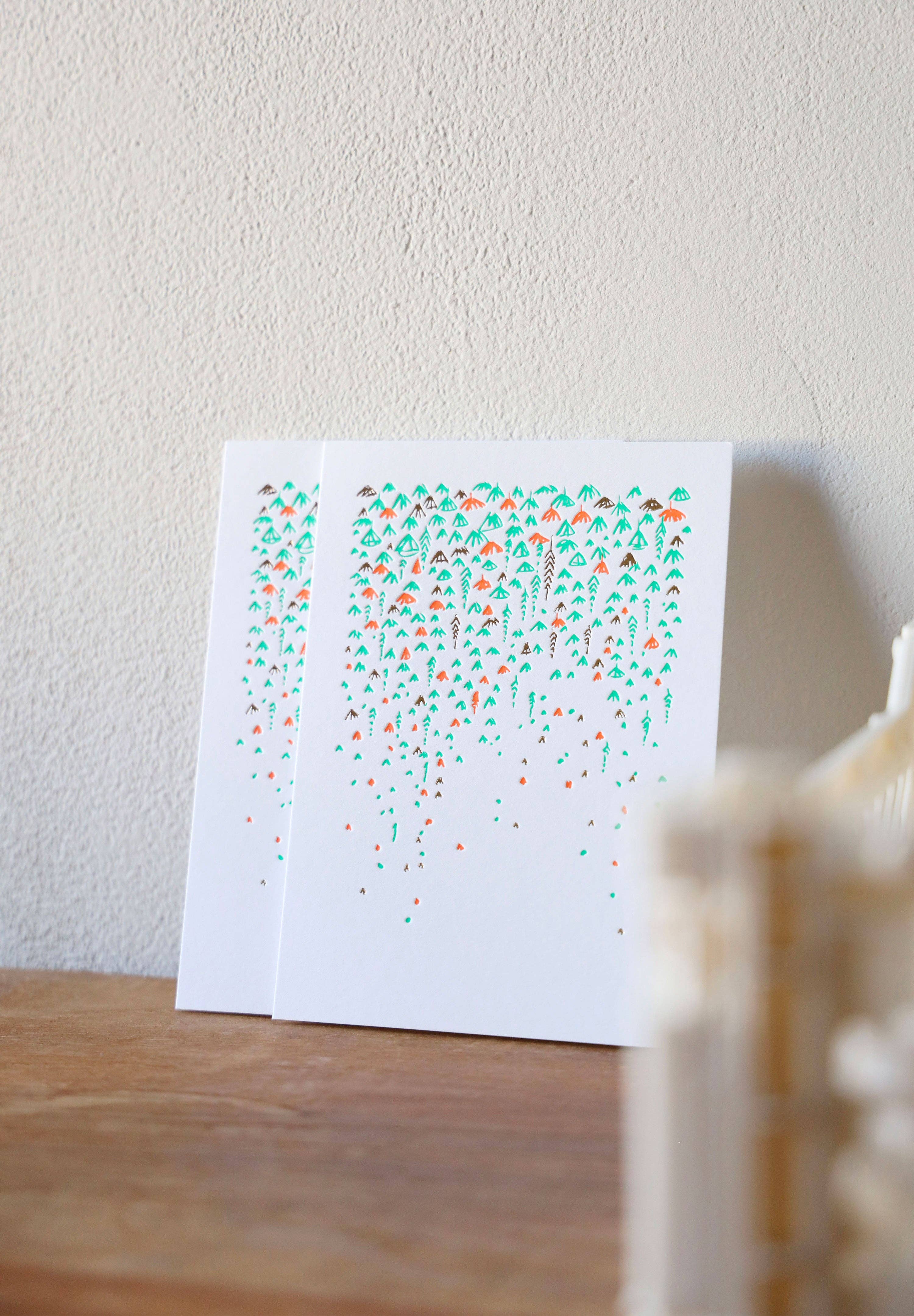 Heing - Wholesale Everyday Greeting Card - The Flowery Rain. Card format9