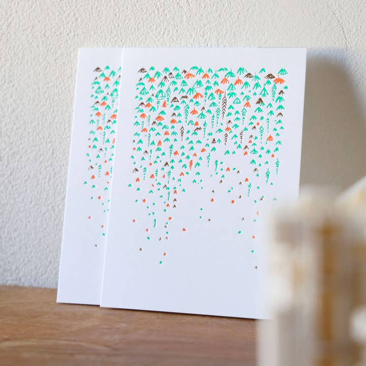 Heing - Wholesale Everyday Greeting Card - The Flowery Rain. Card format9