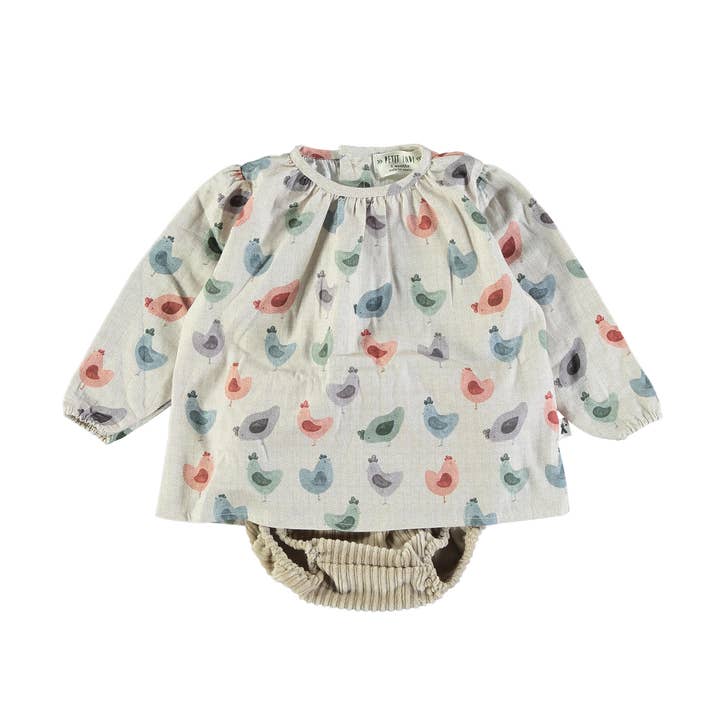 Vestido com Culote por atacado de Petit Indi