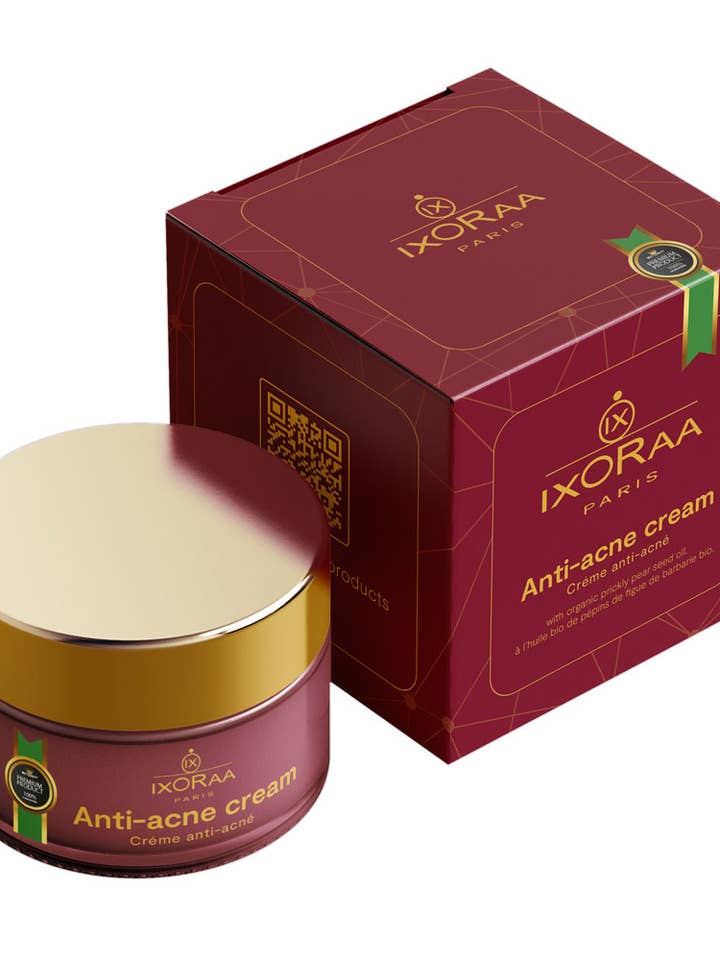 Anti-acne cream for wholesale by IXORAA Paris