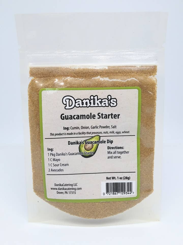 Danika's Guacamole Starter Dip (Dry) for wholesale by Danika's