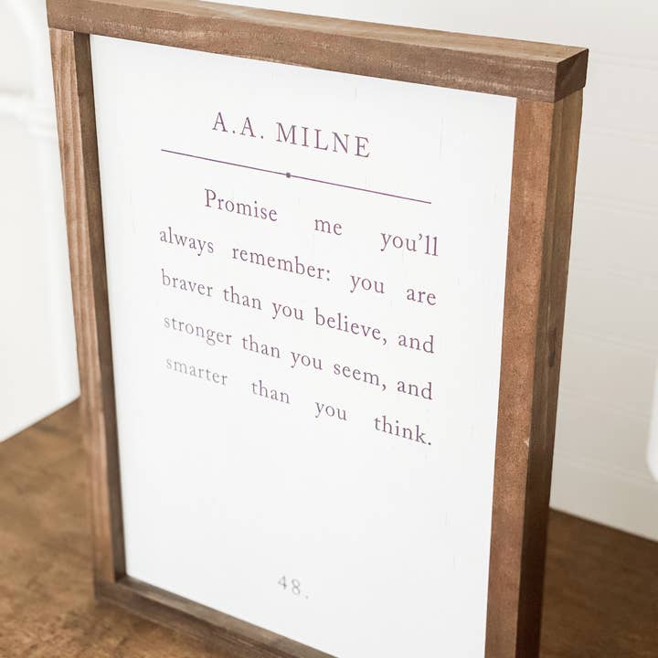 Lily and Sparrow - Wholesale Sign - Promise Me You'll Always Remember | Mother's Day Gifts