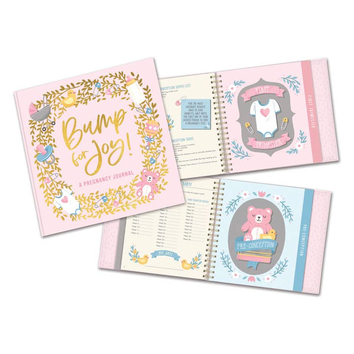 Studio Oh! - Wholesale Journal/Diary - Maternity - Bump for Joy: A Pregnancy Journal (Pink)