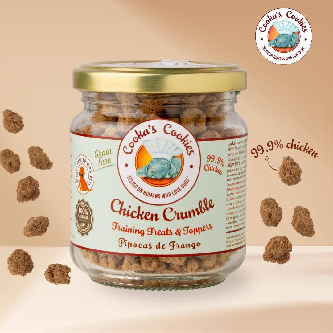 Cooka's Cookies - Wholesale Pet Treats - Dog - Chicken Crumble - Guilt-free treats for dogs & cats1
