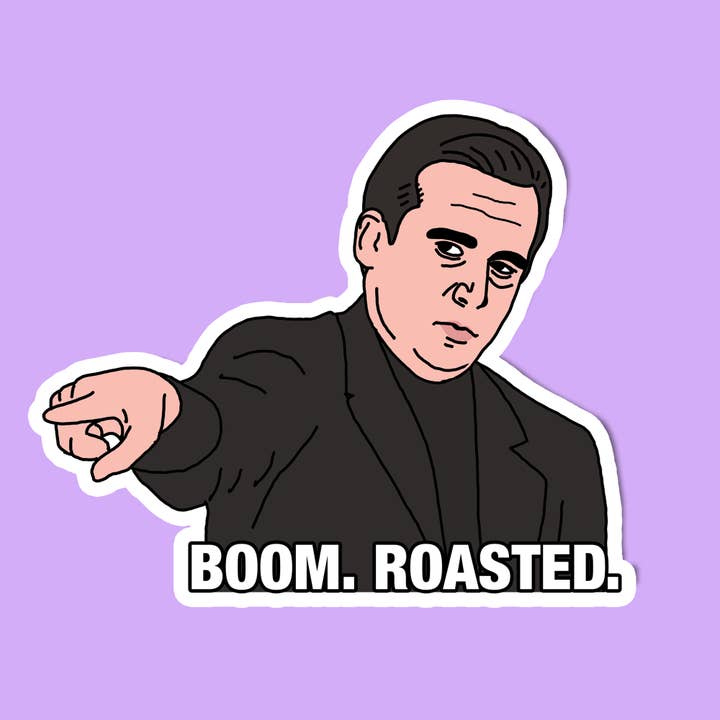 O Autocolante de Escritório- Michael Scott- Boom Roasted por atacado de Pop Hot Cards