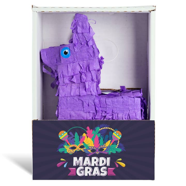 Purple Mardi Gras for wholesale by Piñatagrams