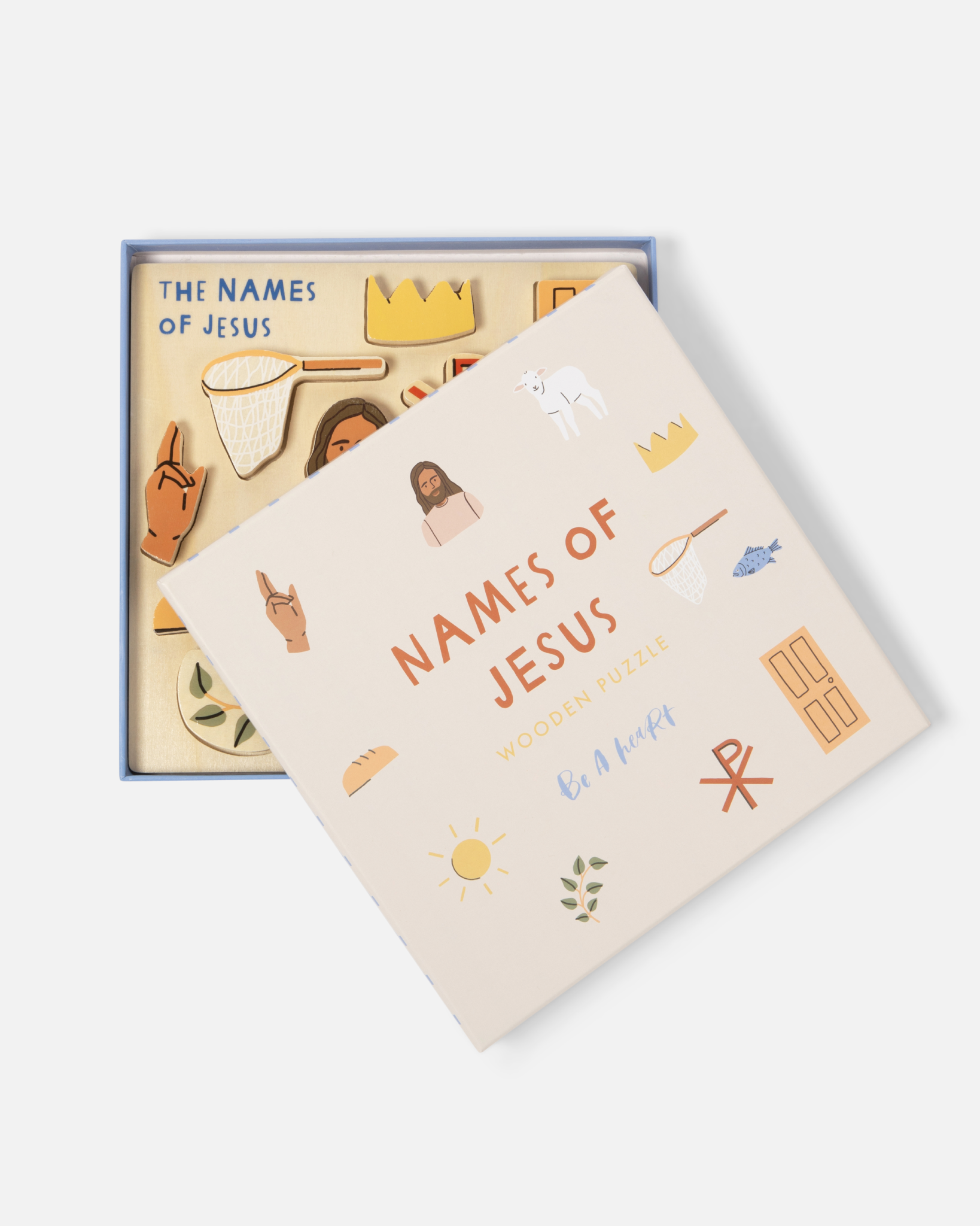 Be A Heart – wholesale Pussel - Barn – Jesus träpussel3