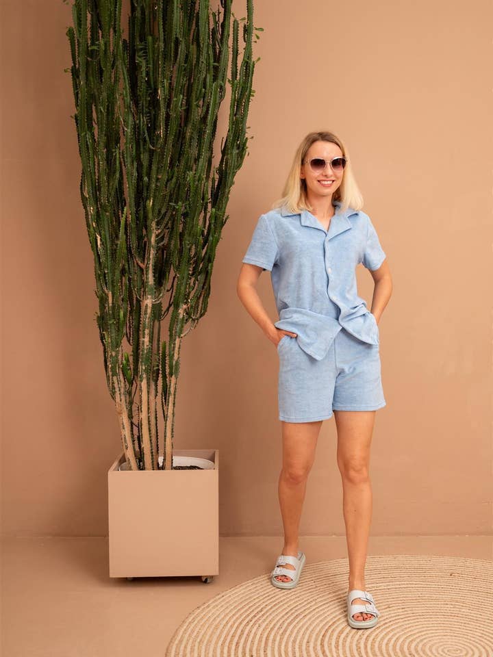 FROTTEE SHORTS uniseks voor wholesale door My Day My Dream