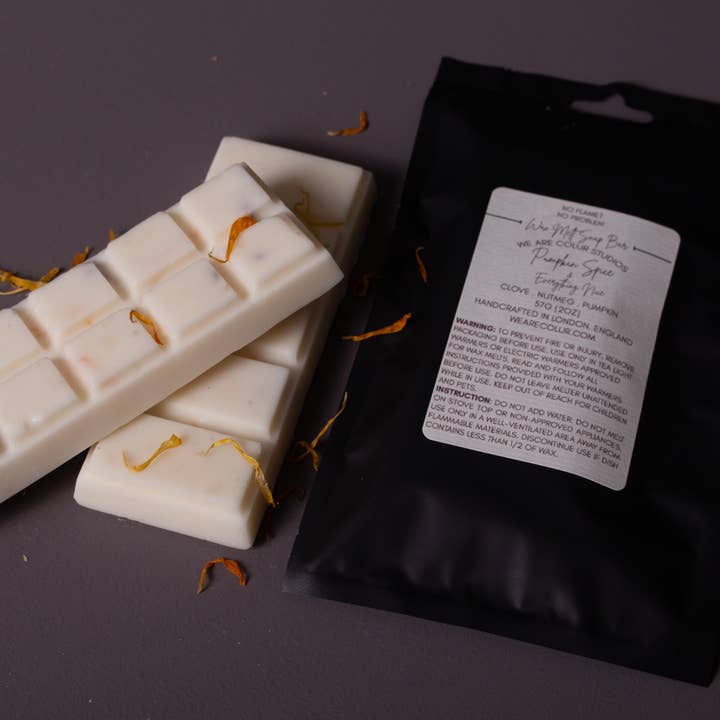 Pumpkin Spice & Everything Nice Wax Melt Snap Bar for wholesale by colur