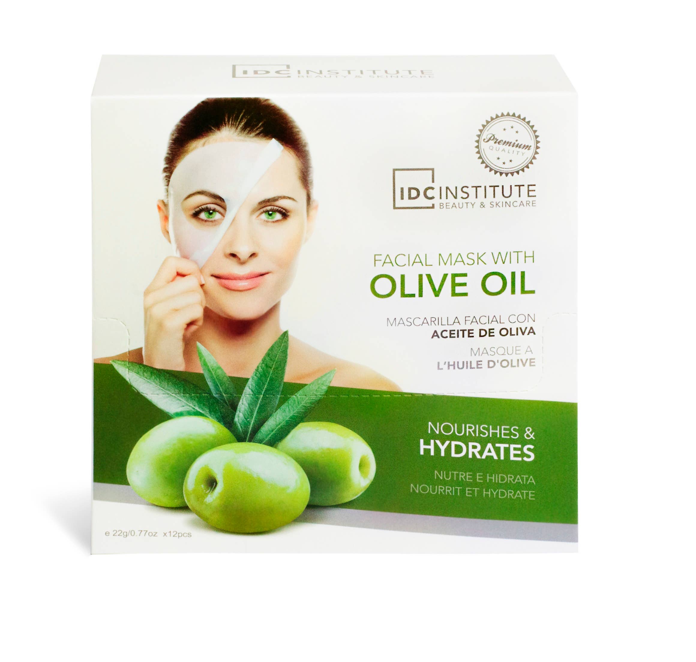 Aquarius Cosmetic SLU - Wholesale Skincare Face Mask - Idc Institute Face Mask Olive Oil 22Gr2