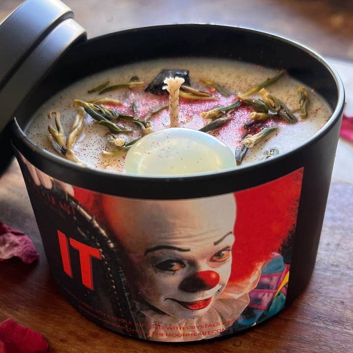 Velas de terror de palhaço IT | Vela de Intenção | Velas assustadores | Velas de terror | Velas caseiras por atacado de The Moon+Heart