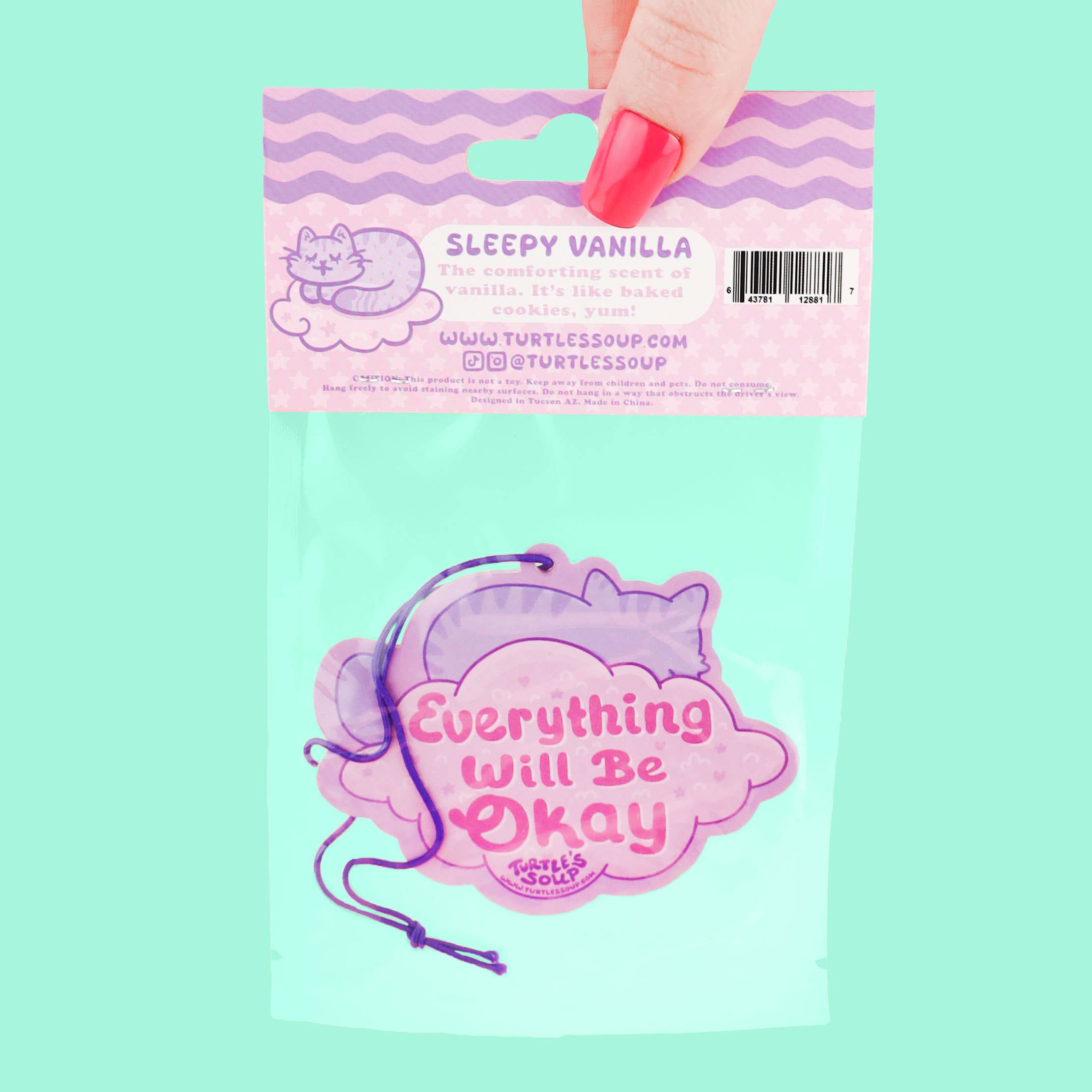 Turtle's Soup – Großhandel Auto-Lufterfrischer – Unisex – Atme tief durch Süßes Kätzchen Duftender Auto-Lufterfrischer1