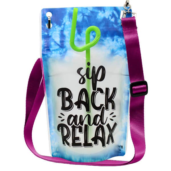 NeckSip - Vente Sacs pour bouteilles de vin - Sip Back And Relax - Sachets à boisson portables (12 oz | paquet de 2)15