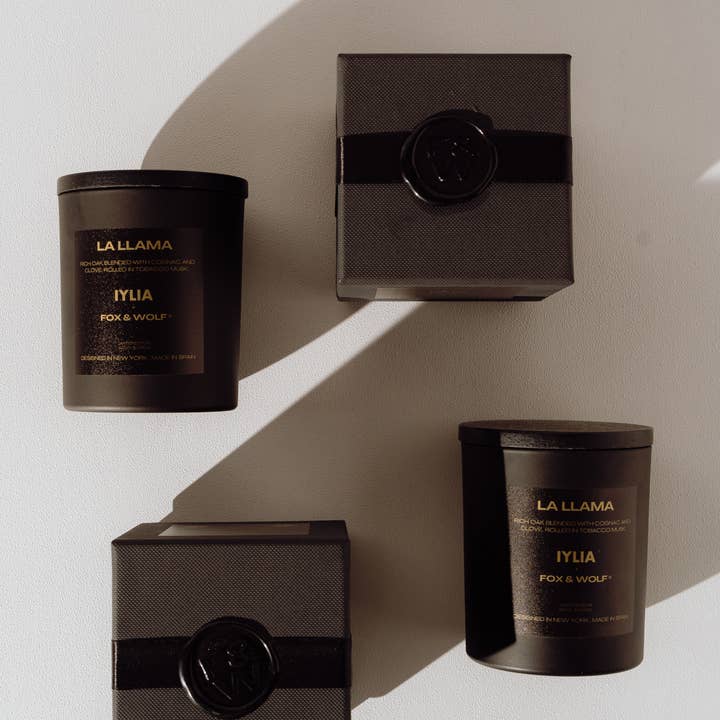 IYLIA - Wholesale Jar/Filled Candle - Organic Scented Candle | La Llama | 300gr