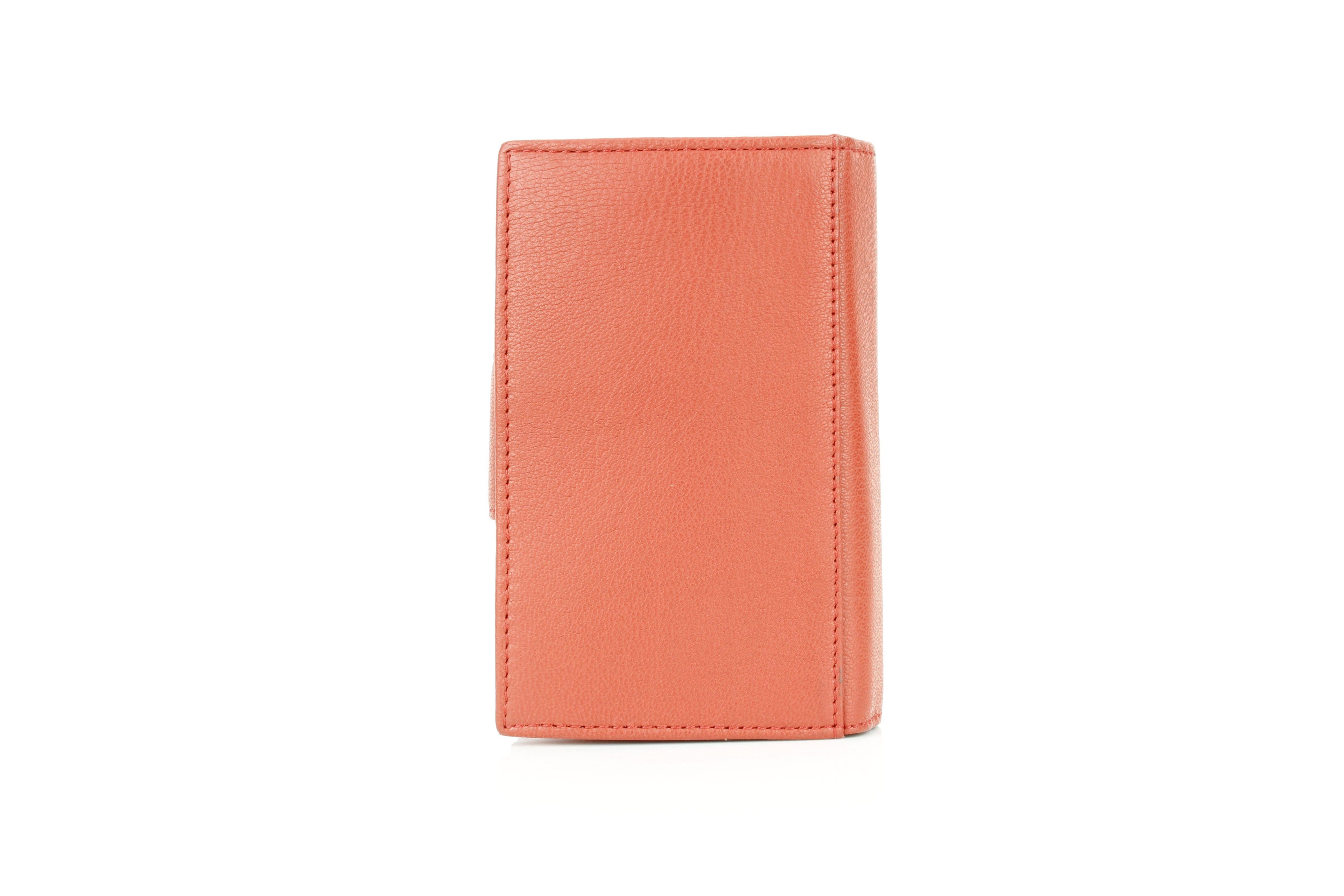 Leather Impressions Inc - Wholesale Wallet - Women's - Snap Leather Clutch Wallet | Zip Pocket RB LW 21 10011