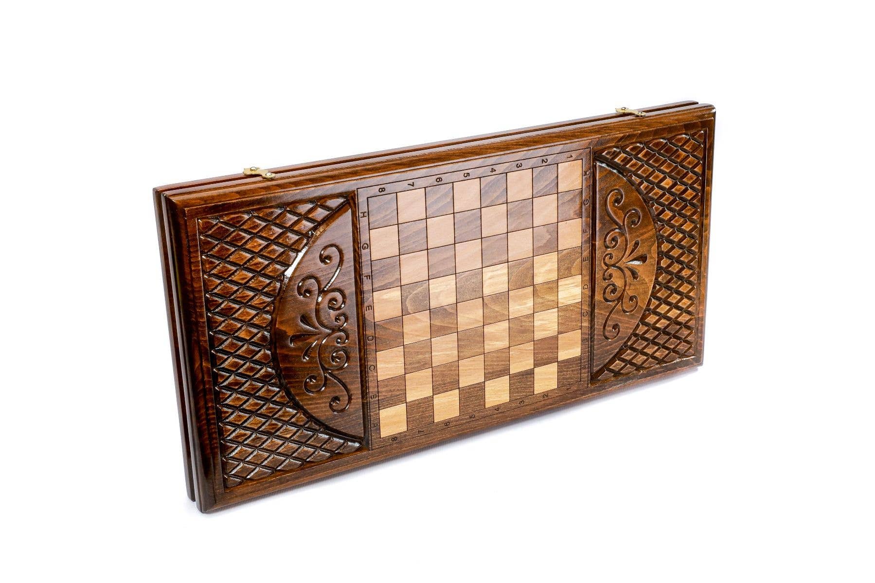 Hrachya Ohanyan – wholesale Brädspel – Handgjorda backgammon prydnad (Nardi) 24" x 24" x 2"10