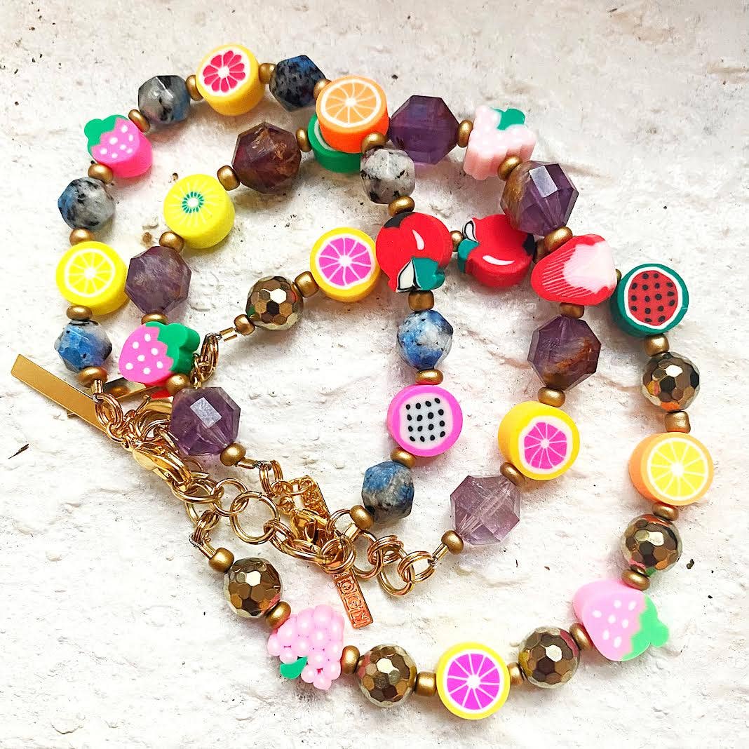 Etymology Jewelry - Wholesale Armband met kralen - Fruit Armband- Fruit Sieraden - Jaspis Armband met kralen1