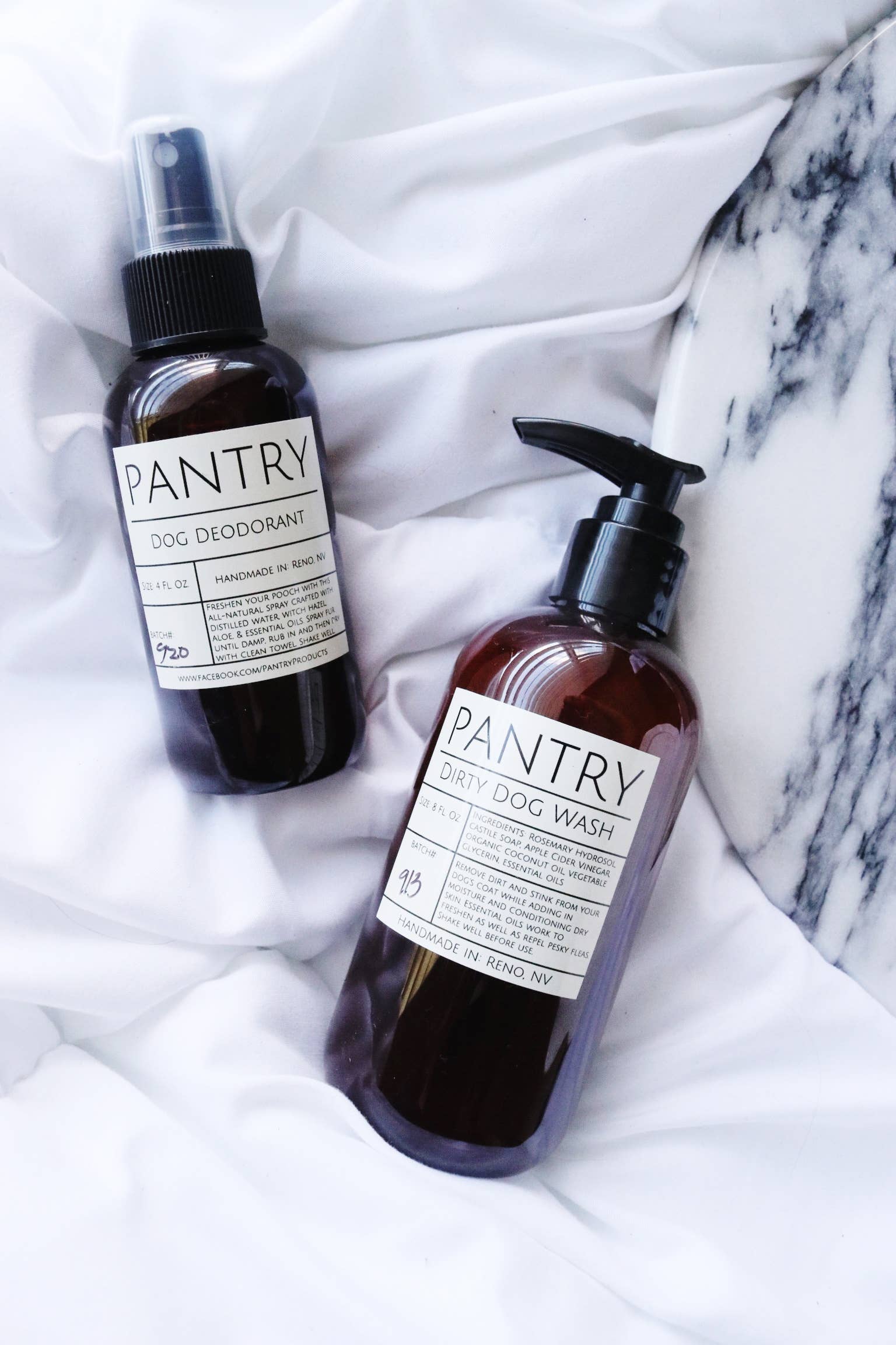 Pantry Products - Skin, Body, + Wellness – Großhandel Haustier-Deospray – Hundedeodorant — Ungiftiger Fellauffrischer, 1 Unzen + 4 Unzen2