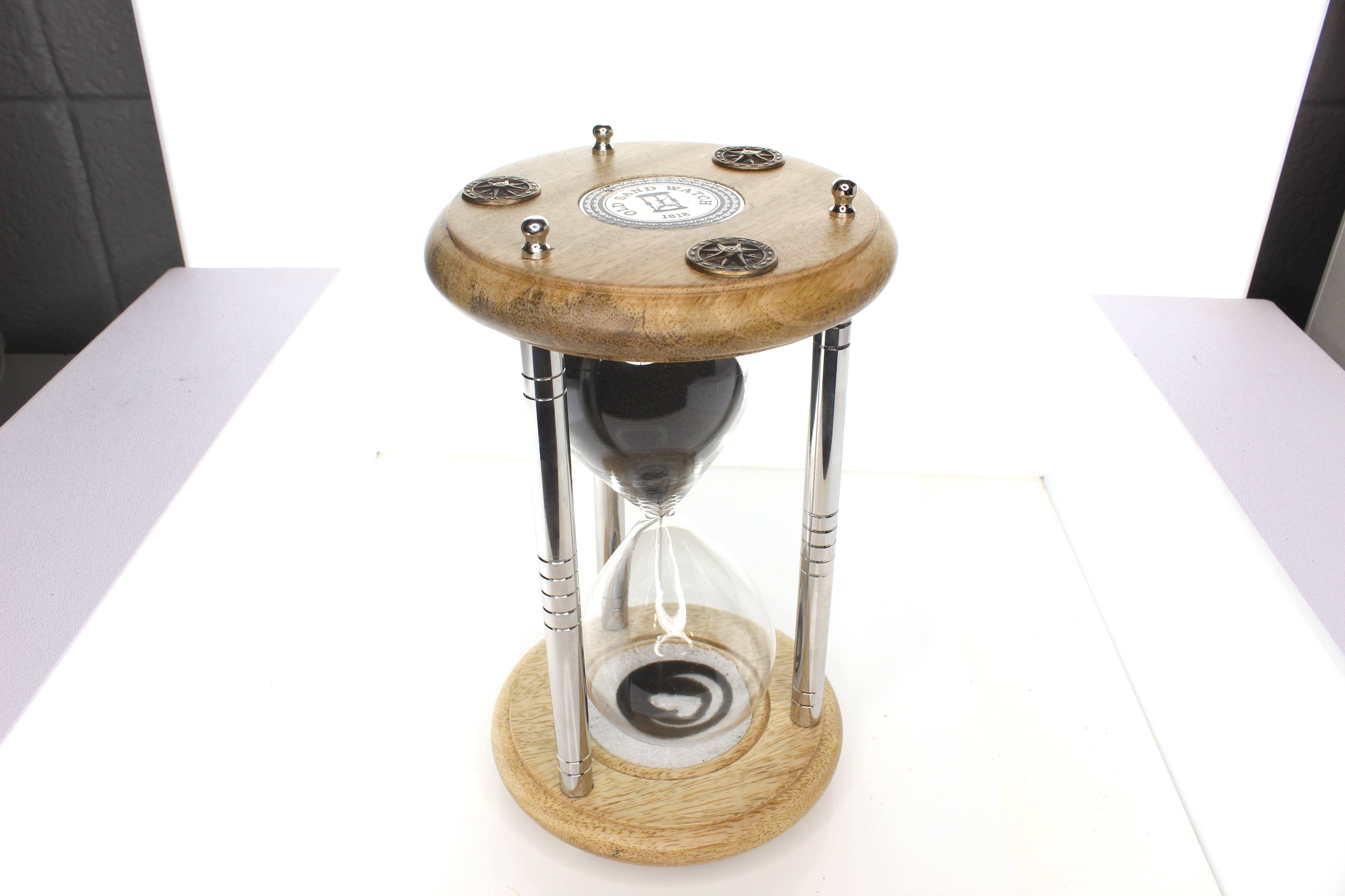 HHH Designs - Wholesale Timer - Classic Hourglass Timer – Black or White Sand, each2