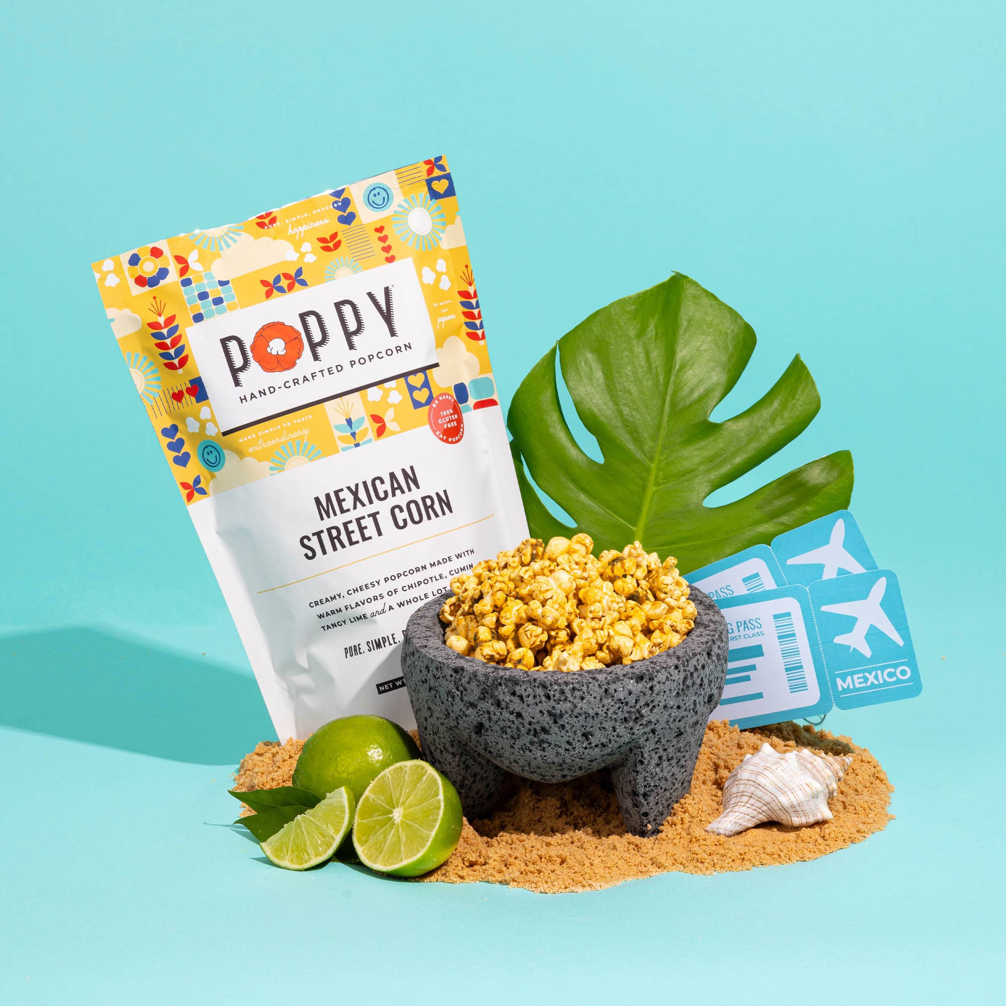 Poppy Hand-Crafted Popcorn - Vente Pop-corn - Maïs soufflé mexicain au maïs de rue2