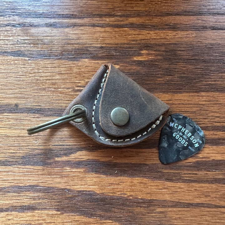 McPherson Goods - Wholesale Keychain - Unisex - Leather guitar pick keychain