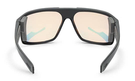 Under The Sun Originals / Bomber Eyewear - Wholesale Sunglasses - Unisex - Mega Bomb Safety - Photochromic Fire Red Orange Mirror4