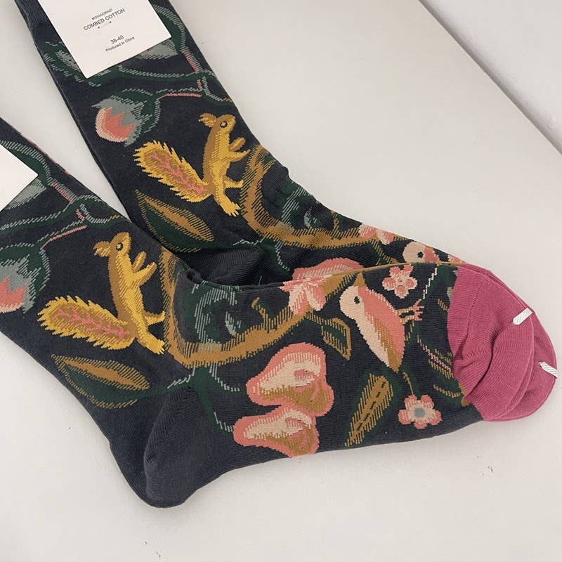 Tourtiwi - Vendita all'ingrosso Calzini - Unisex - Scorte di dipinti a olio astratti retrò di ritratti9