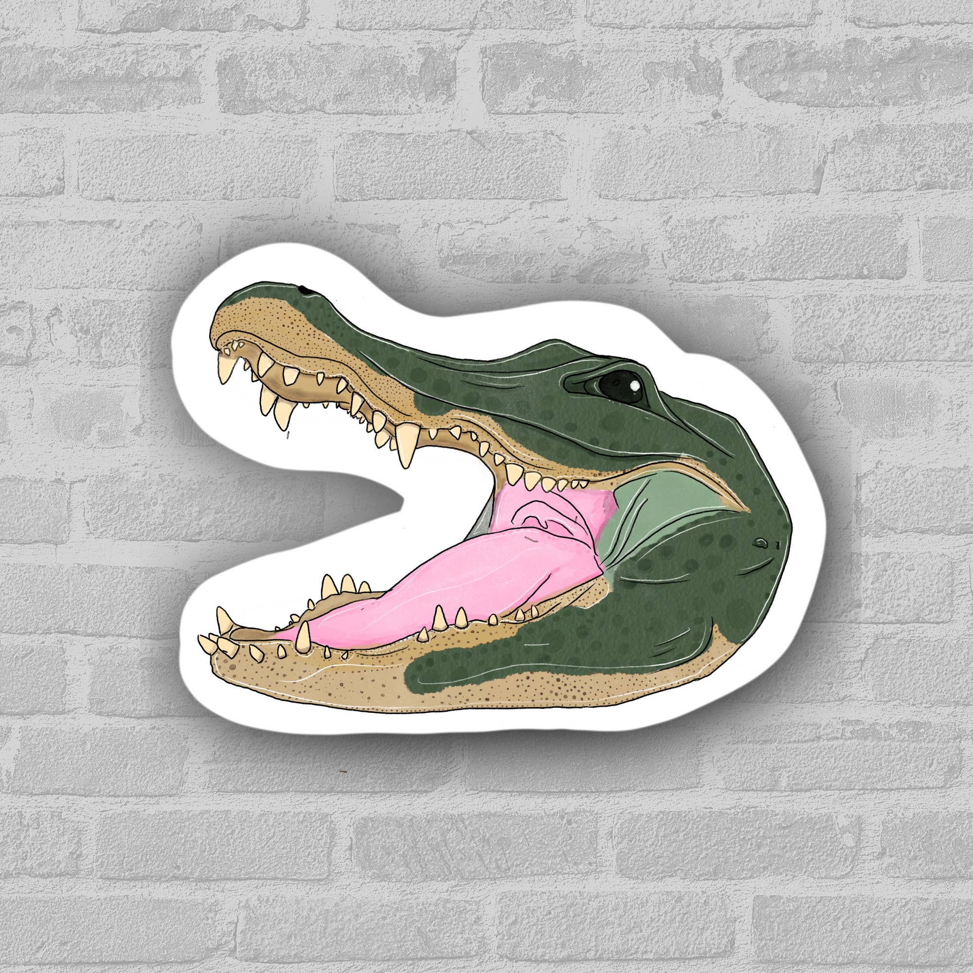 the weird emporium - Vente Autocollant - Autocollant Alligator 3 »