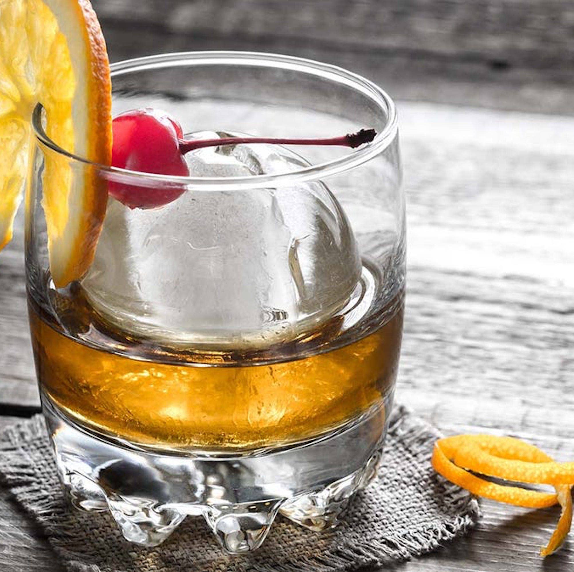 Fox Run Brands - Wholesale Ice Tray/Mold - Outset Silicone Ice Sphere Mold, 4.84” x 4.84” x 1.89"1