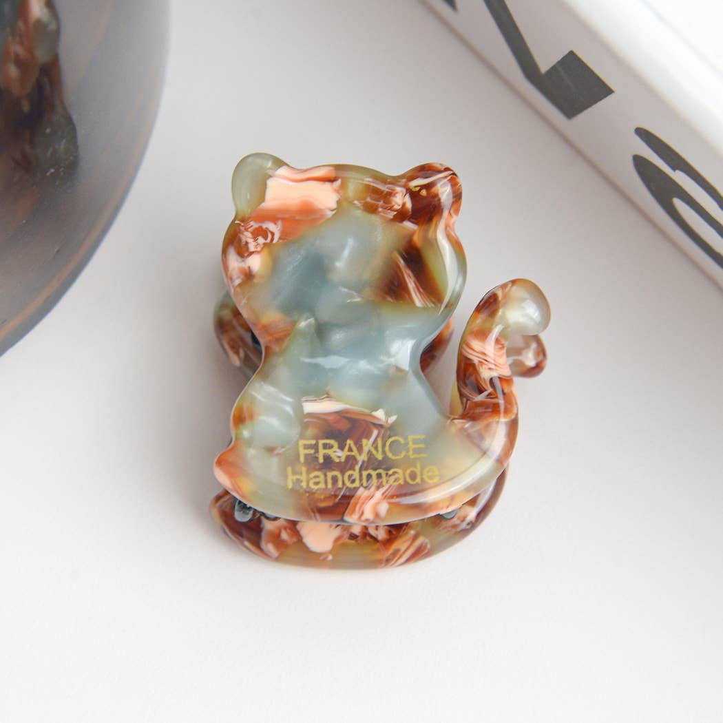 TheDivaSoap - Wholesale Hair Clip - Women's - Acetate Mini Cute Cat and Bear Hair Clip18