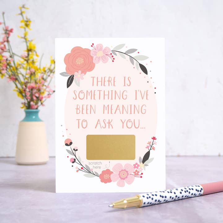 Joanne Hawker – wholesale Wedding card – Will You Be My Bridesmaid Scratch card3