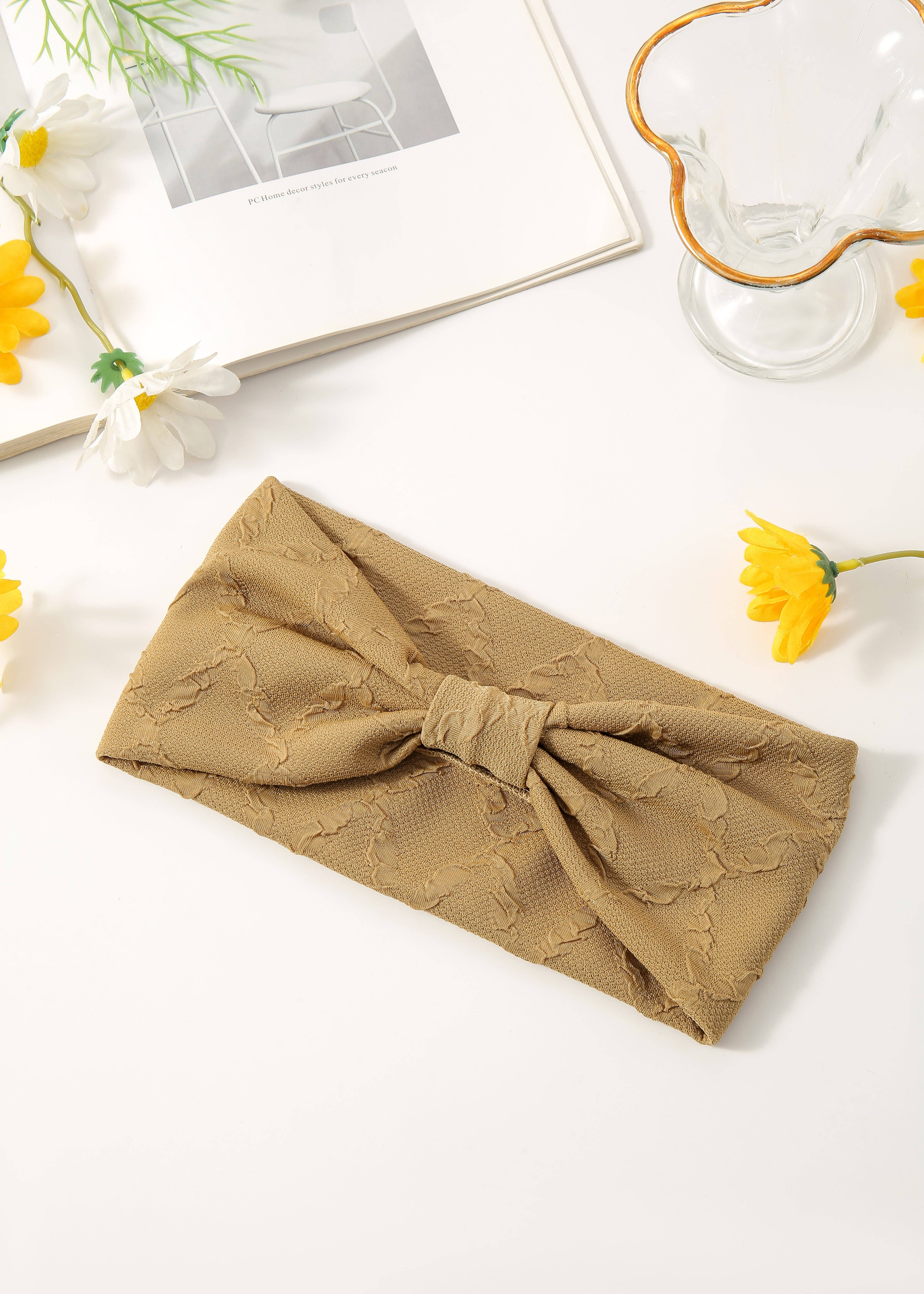 Emilie collection - Wholesale Fashion Headband - Women's - Khaki headband2