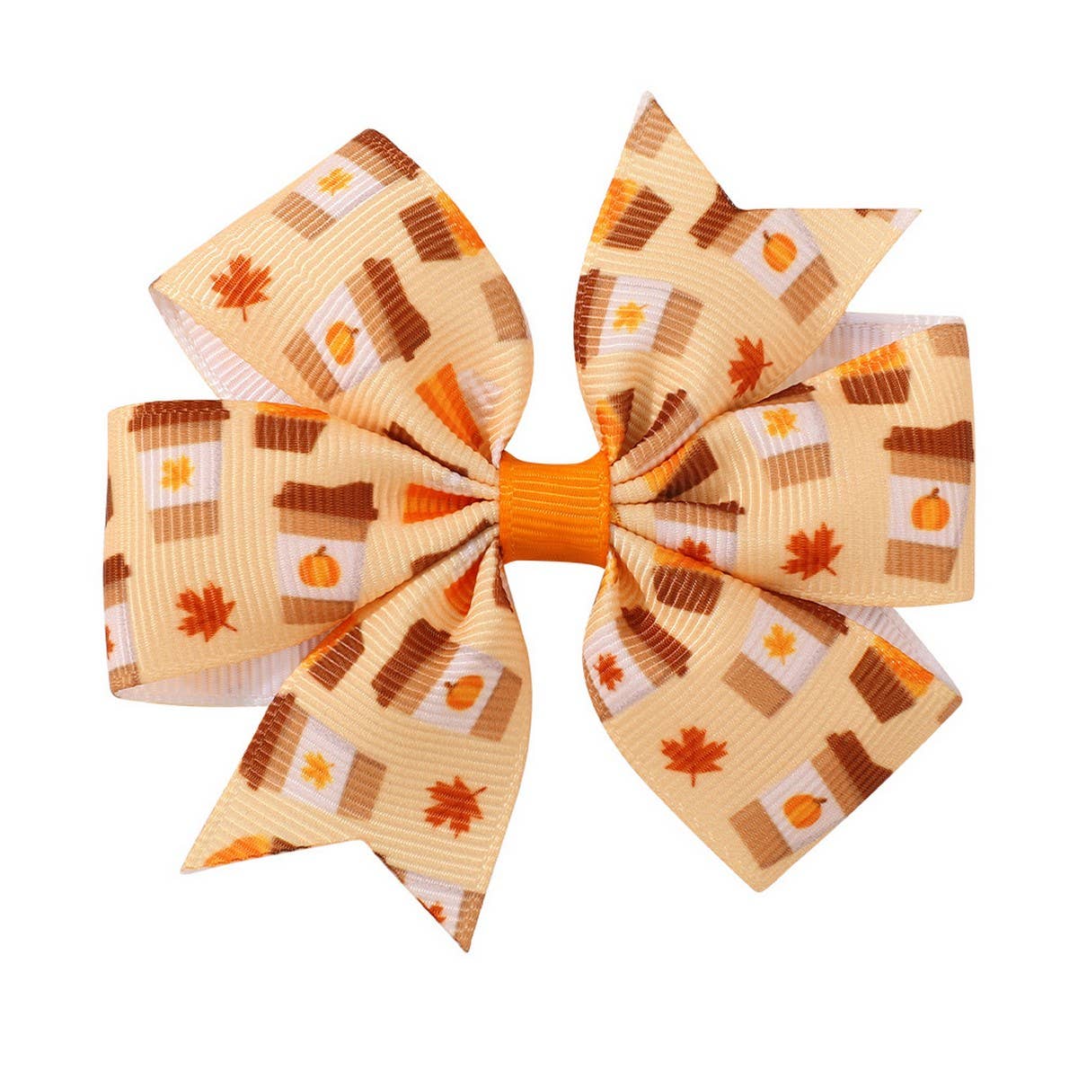 ACCITY - Wholesale Hair Clip - Kids - Thanksgiving Turkey Pumpkin Tail Hair Clip_CWAHA668116