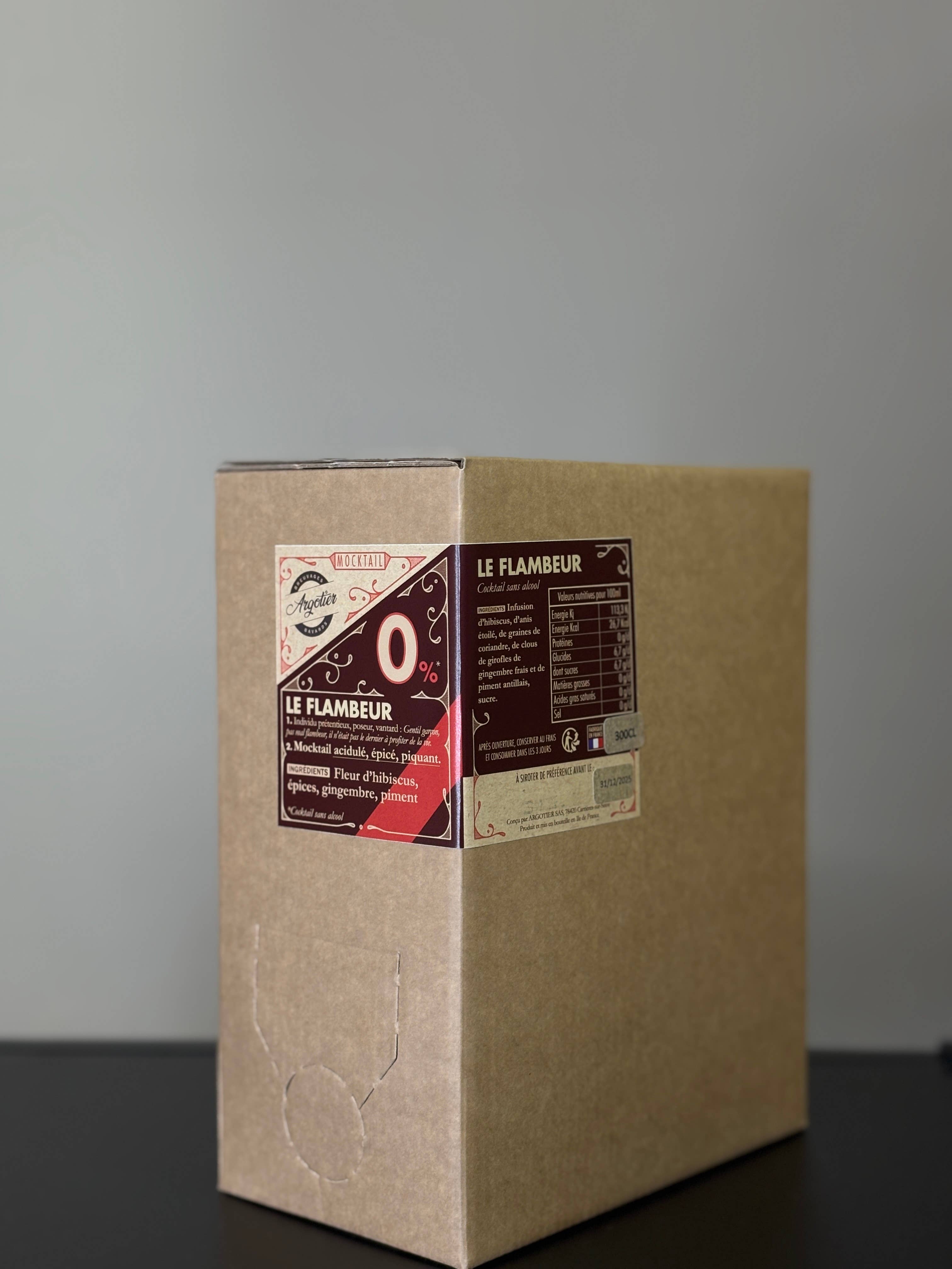 ARGOTIER - Wholesale Cocktail Mix/Syrup - The Gambler (BIB 3L)