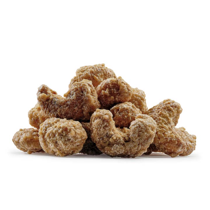 Popinsanity Popcorn & Confections - Wholesale Nuts - Toffee Praline Cashews | Gourmet Candied Nuts Gift | 6oz Box