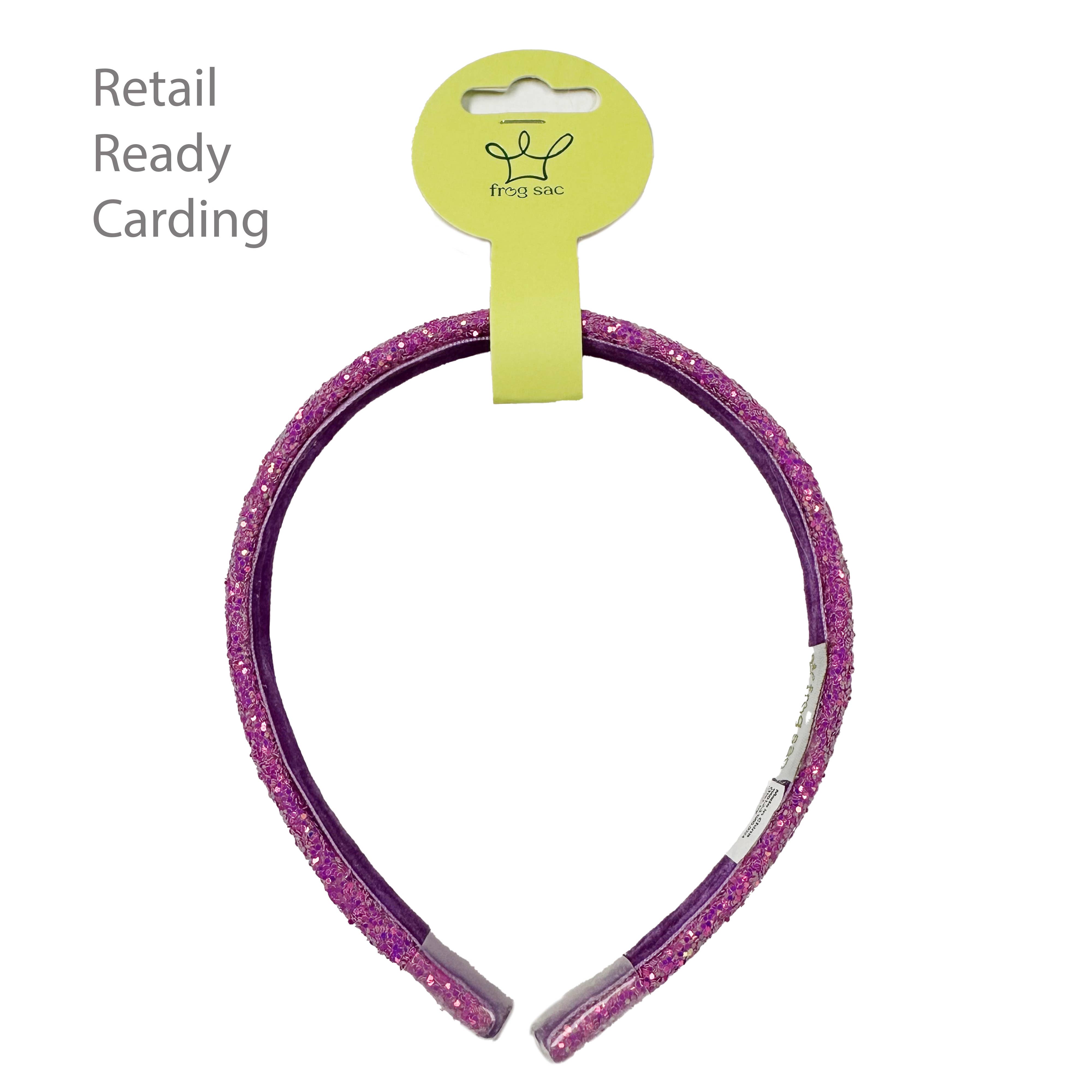 Frog Sac - Wholesale Fashion Headband - Kids - Glitter Headband - Thin Hairbands for Kids17