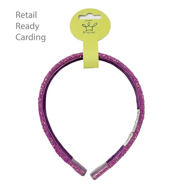 Frog Sac - Wholesale Fashion Headband - Kids - Glitter Headband - Thin Hairbands for Kids17