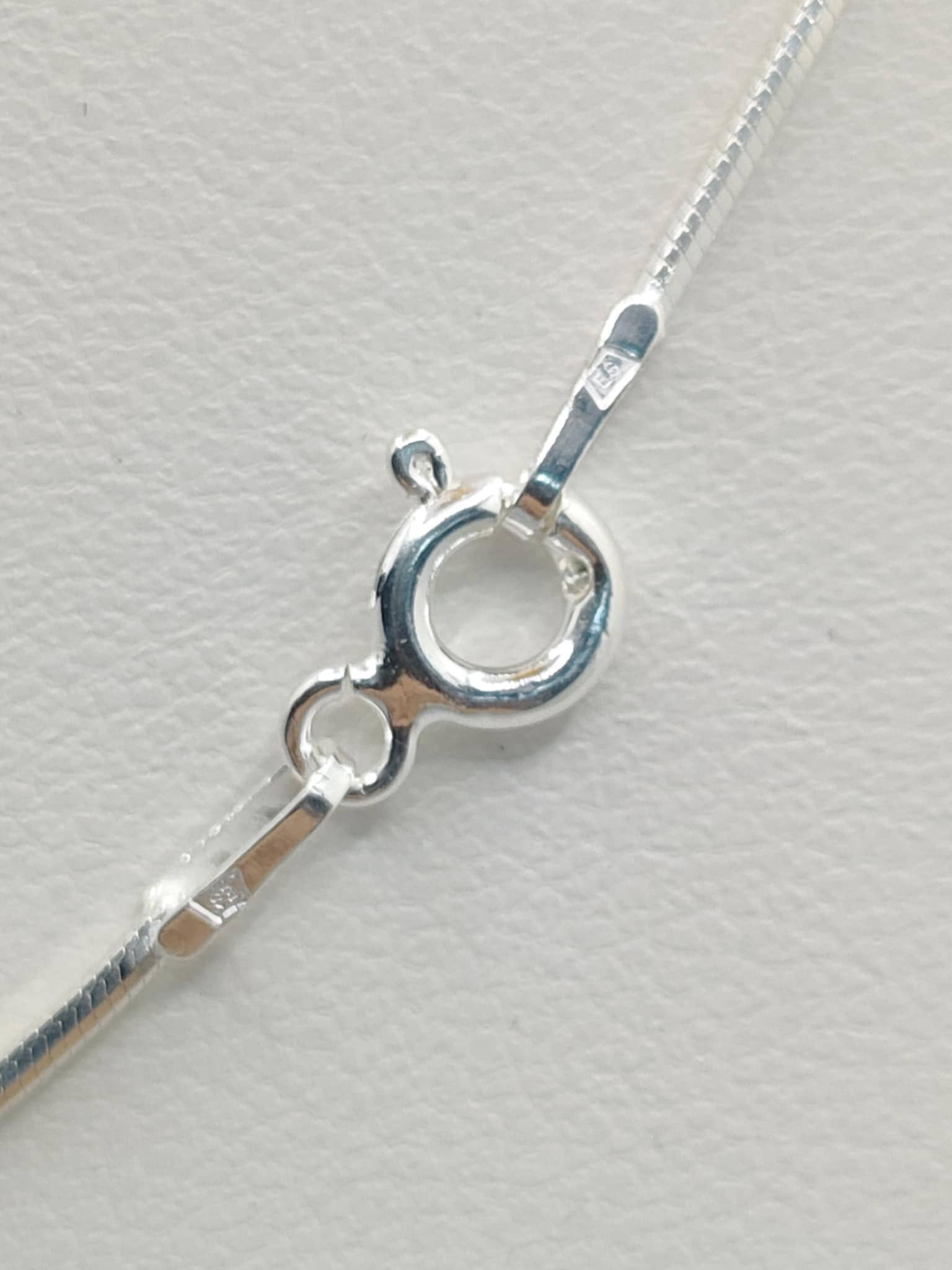 Thanina bijoux - Wholesale Link & Chain Necklace - Square link chain necklace in 925 silver2