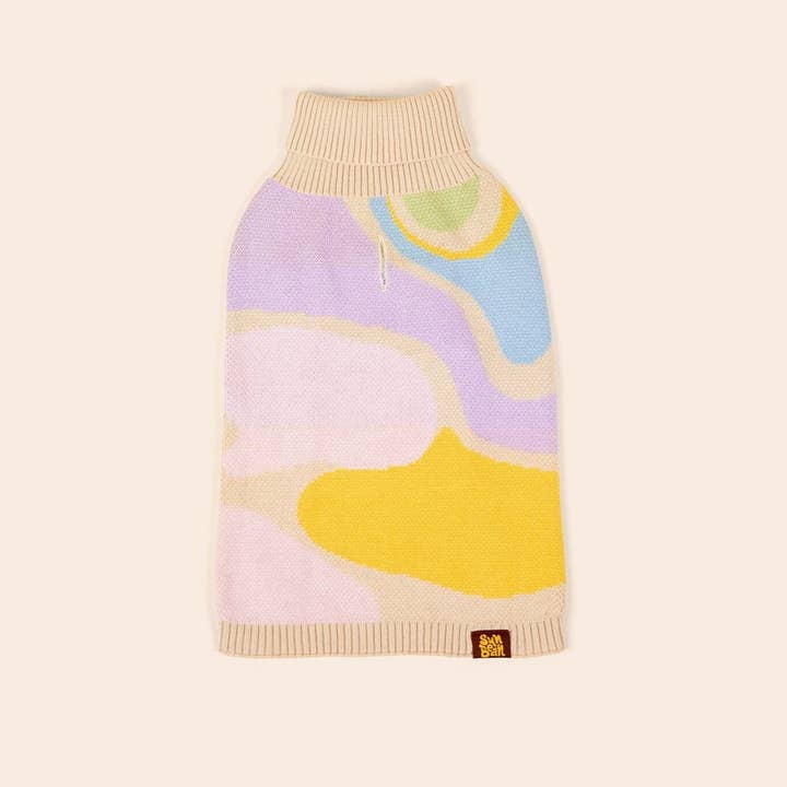 Sunbean - Wholesale Pet Sweater - Dog - Wavy Knitted Dog Sweater1