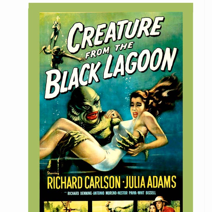 Creature Black Laagoon Monster Movie Poster 8 x 12 Tin Sign for wholesale by BMS BIZ