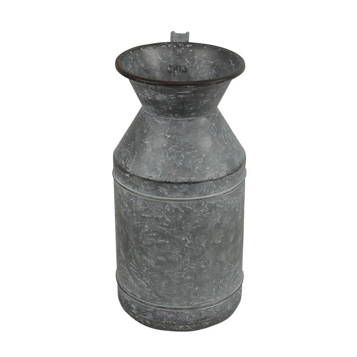 Cheungs Home Decor - Wholesale Decorative Tabletop Object - Roslind Gray Wash Metal Milk Jug Decor