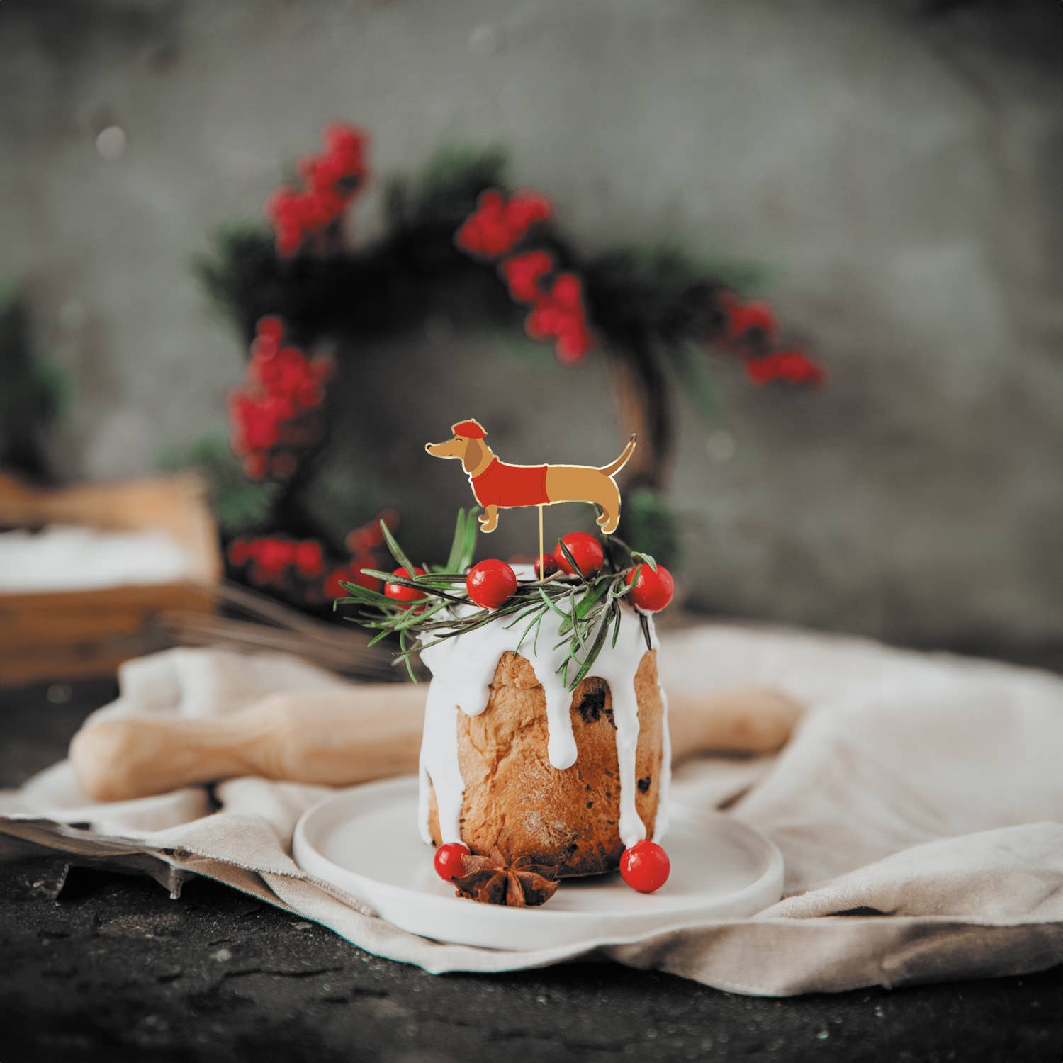 Tim&Puce Factory - Wholesale Cocktail Pick - DACHSHUND COCKTAIL PICKS X 101